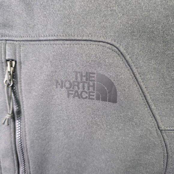 Mens The North Face Gray WindWall Sleeveless Vest Jacket Full Zip Polyester XL - Picture 2 of 11